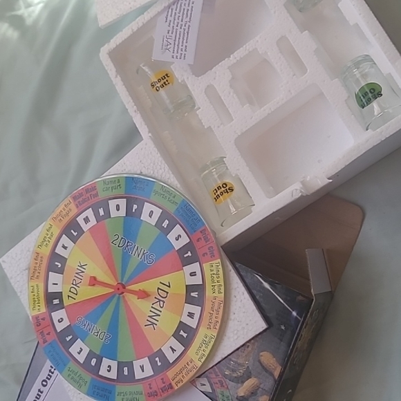 Adult "shot out" drinking glass board game NWT [1094] - Picture 4 of 5